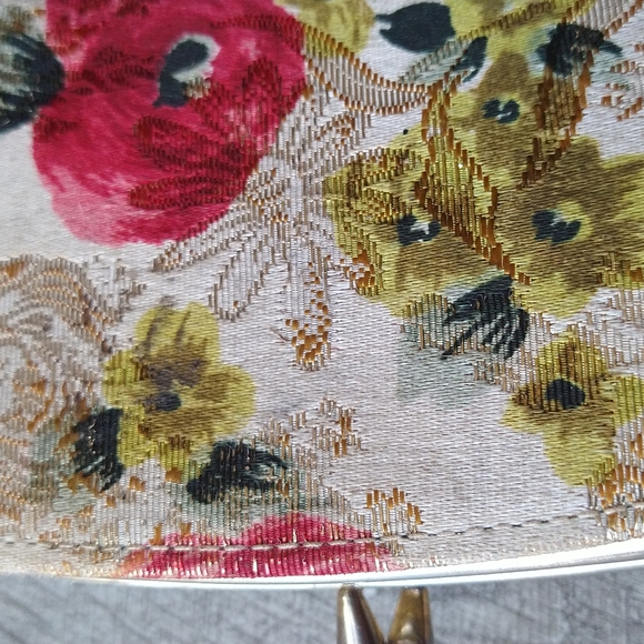 Vintage Floral Tapestry Kiss Lock Wallet 1960 - Picture 7 of 8